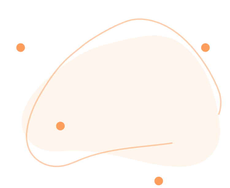 Ilustração simulando um mapa da cobertura do Nordeste em tons de laranja, com uma animação de ícones de localização azuis sobrepostos.