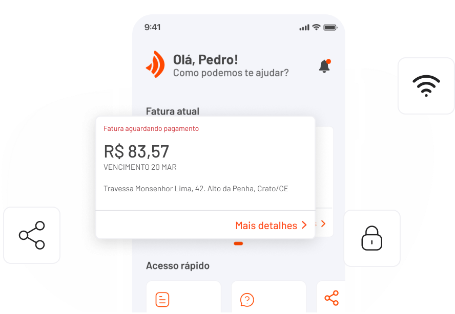 ilustração app Brisacliente fibra