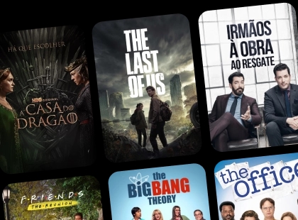 imagem de várias séries da Max