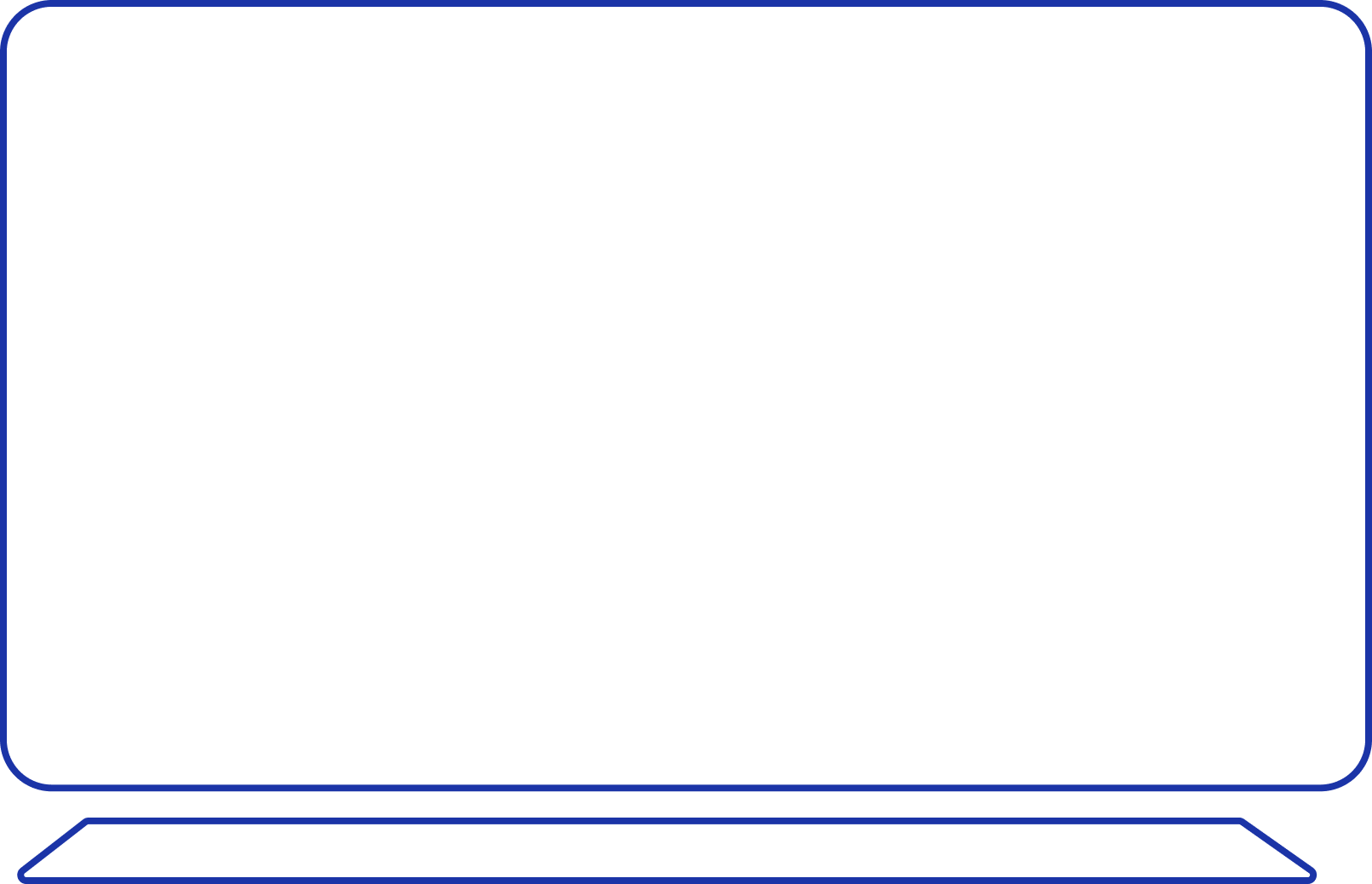 Imagem abstrata de uma tv