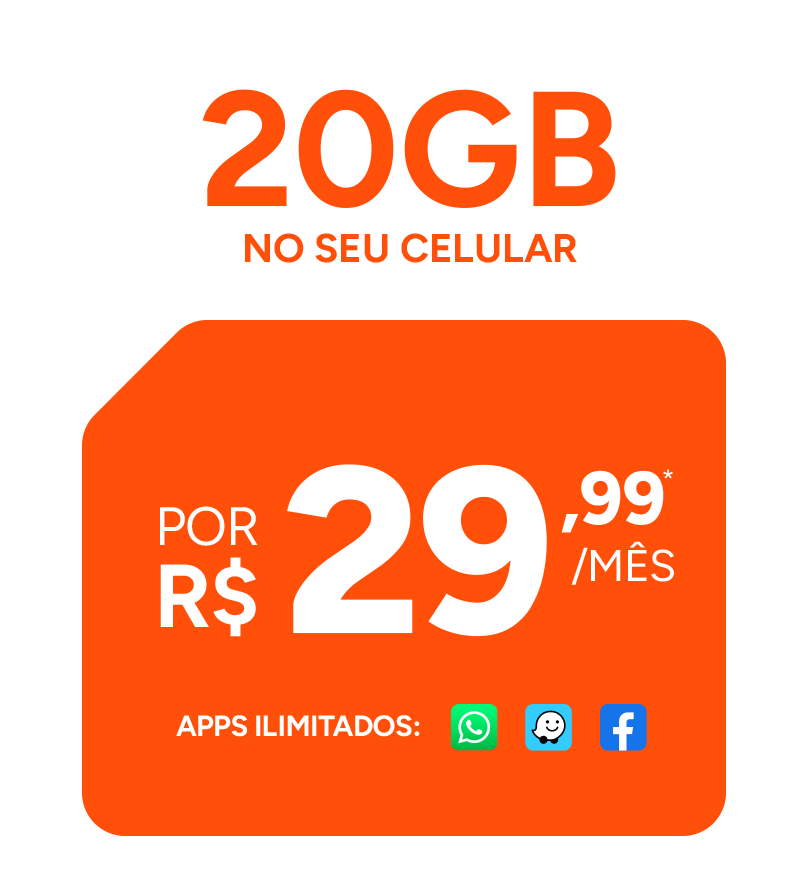 Oferta 20 GB de 5G por 29 e 99